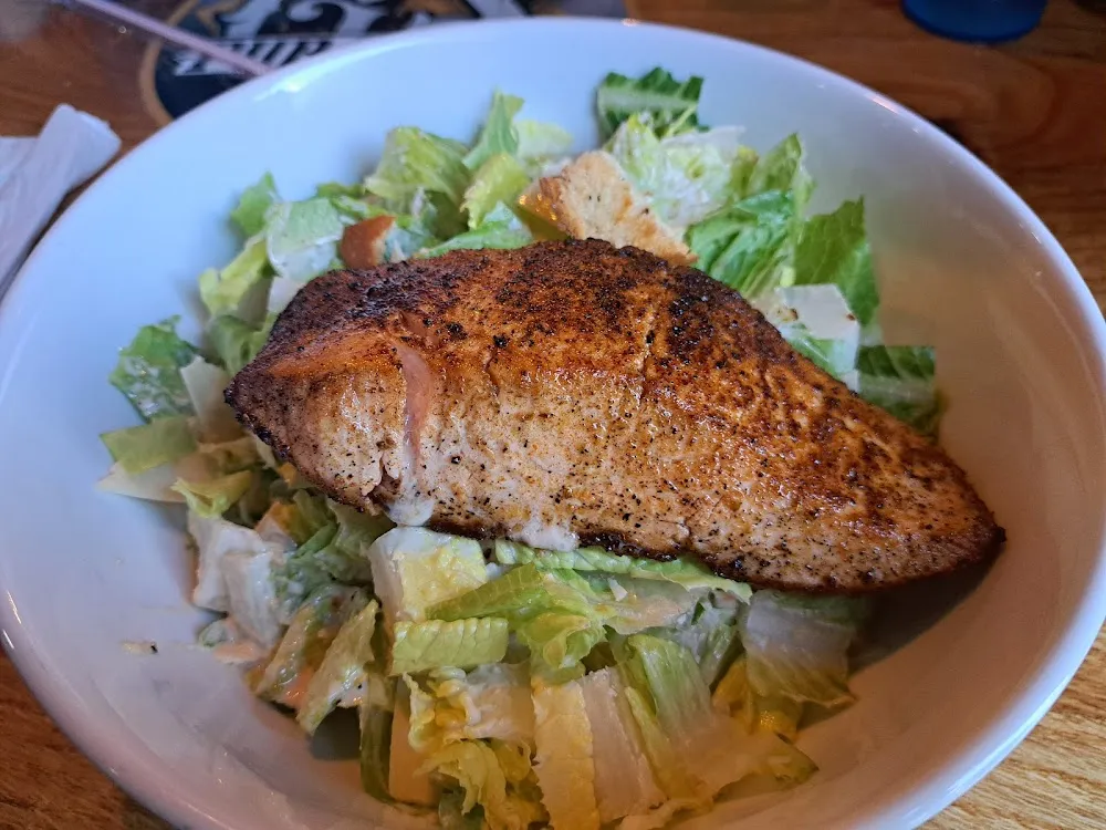 Salmon Caesar Salad